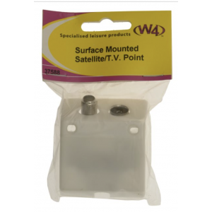 Reduced W4 Surface Mounted Satellite & TV Point 37588